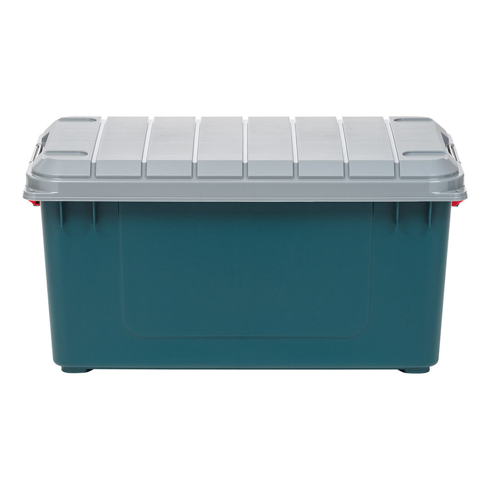 82 Qt. WeatherPro Store-It-All Storage Bin in Black (4-Pack)