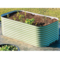 Vego Garden Extra Tall 10 In 1 Modular Metal Raised Garden Bed Kit 32 .in H