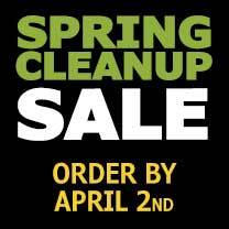 Spring Cleanup Sale