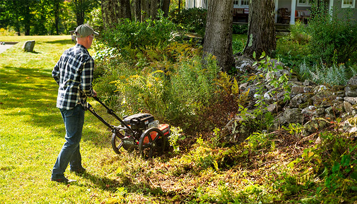 Electric deals trimmer mower