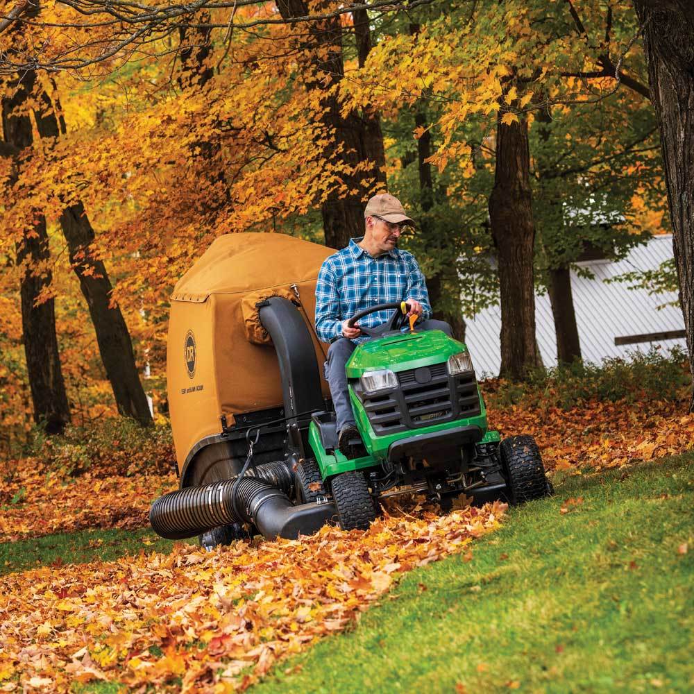 Best riding lawn mower with leaf vacuum new arrivals