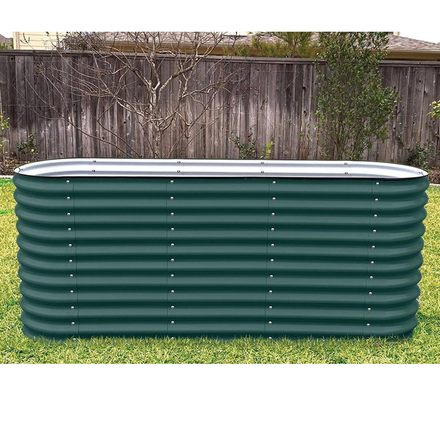 Vego Garden Extra Tall 6 In 1 Modular Metal Raised Garden Bed Kit 32 .in H