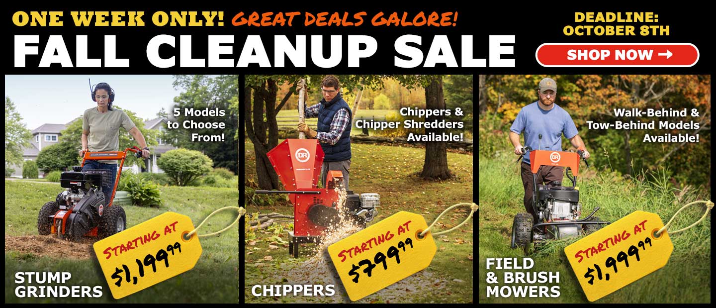 Fall Cleanup Sale - Shop Now
