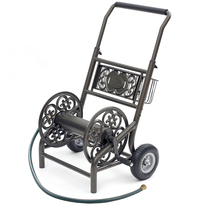 Liberty Garden Products Decorative Two Wheel Hose Cart