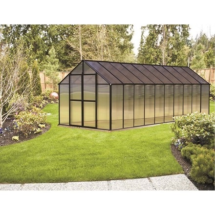 MONT Greenhouse 8FTx 20FT - Black Finish - Premium Package
