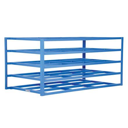 Vestil Steel Horizontal Sheet Rack, 5 Shelves