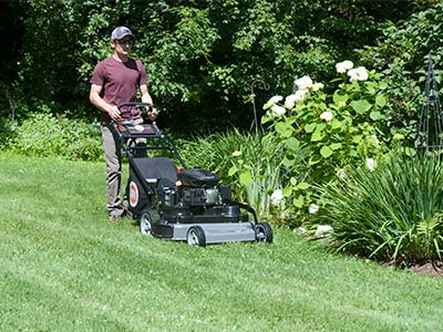 Dr electric lawn deals mower