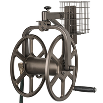 Liberty Garden Products Rotating Wall Mounted Hose Reel Single Arm