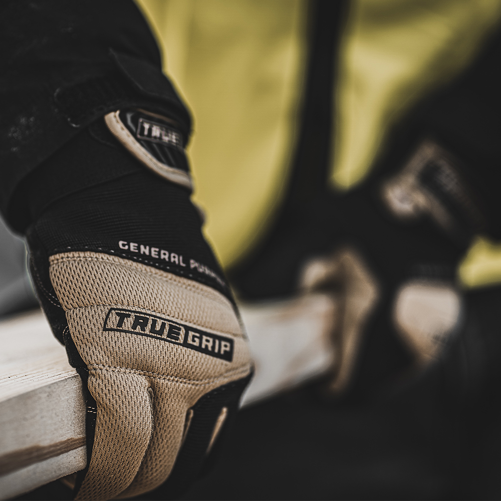 True Grip High-Performance Work Gloves, Medium