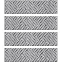 Waterhog Diamonds  8.5 in. x 30 in. Stair Tread