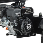 Kohler engine on a DR vertical/horizontal log splitter