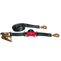 Shockstrap 18 Ft. X 2 In. Commercial Grade Ratchet Strap Tie Down With Snap Hook 10K  Lb.