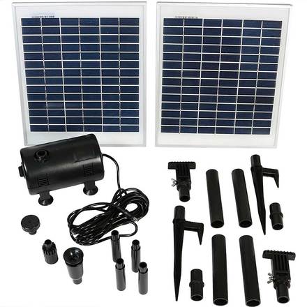 Sunnydaze Solar Pump & Solar Panel Kit