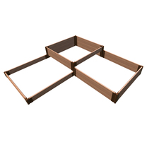 Frame It All Fort Knox Tri-Level Raised Garden Bed