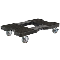 SNAP-LOC 1,500 lb Industrial Strength E-Track Dolly Black