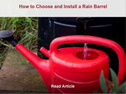How to Choose and Install a Rain Barrel