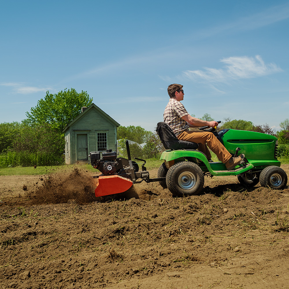 Garden tractor with tiller attachment for sale sale