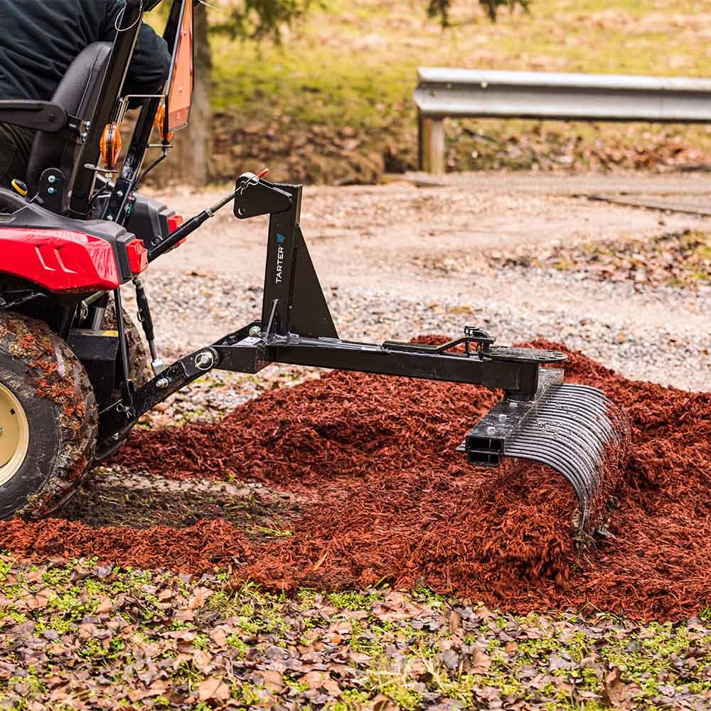 Rake for on sale riding mower