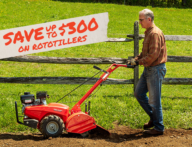 Shop rototillers