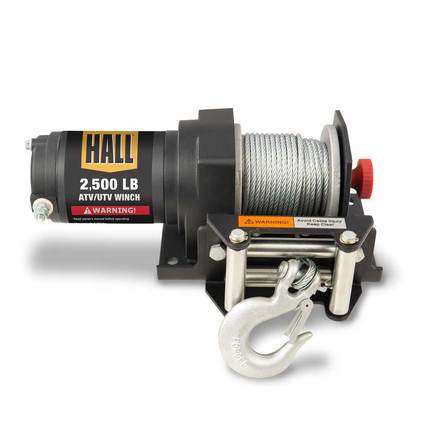 HALL 2,500 Lb ATV / Utility Winch With Wire Rope