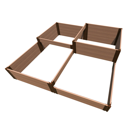 Frame It All Terraced Square 4-Tier Raised Garden Bed