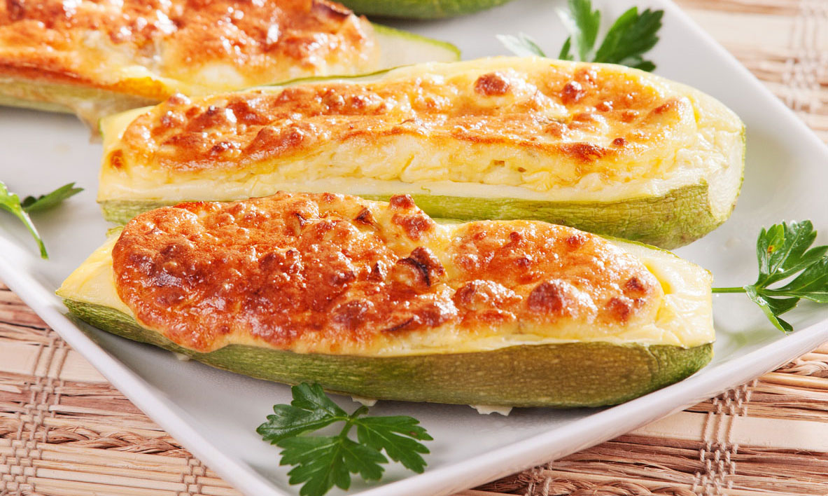 Zucchini canoes