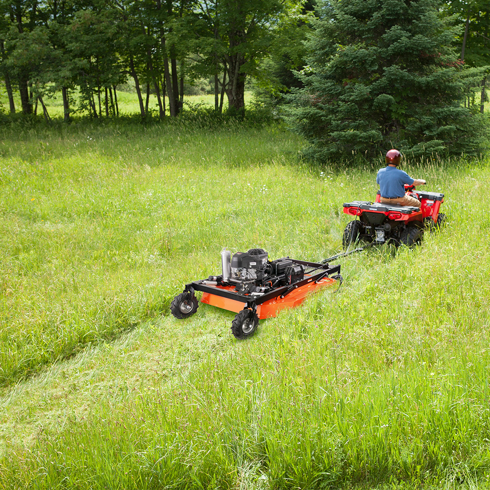 Used dr pull behind brush mower sale
