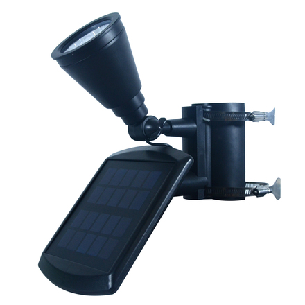 Nature Power Solar Powered 4-LED Flagpole Light