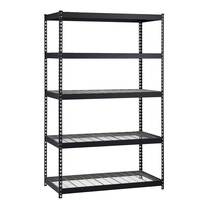 Muscle Rack 5-Shelf Steel Shelving Unit with Wire Decking