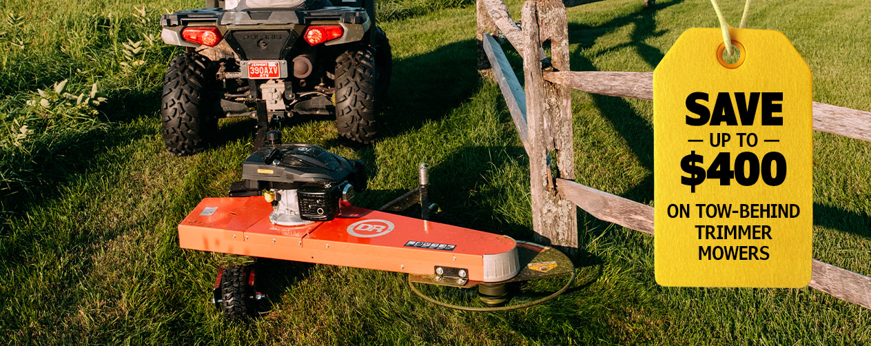 Tow Behind Trimmer Mower