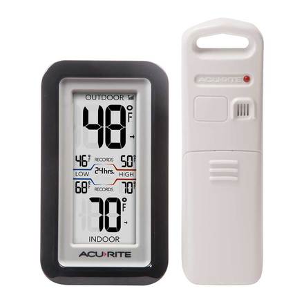 AcuRite Wireless Thermometer with Indoor & Outdoor Temperature