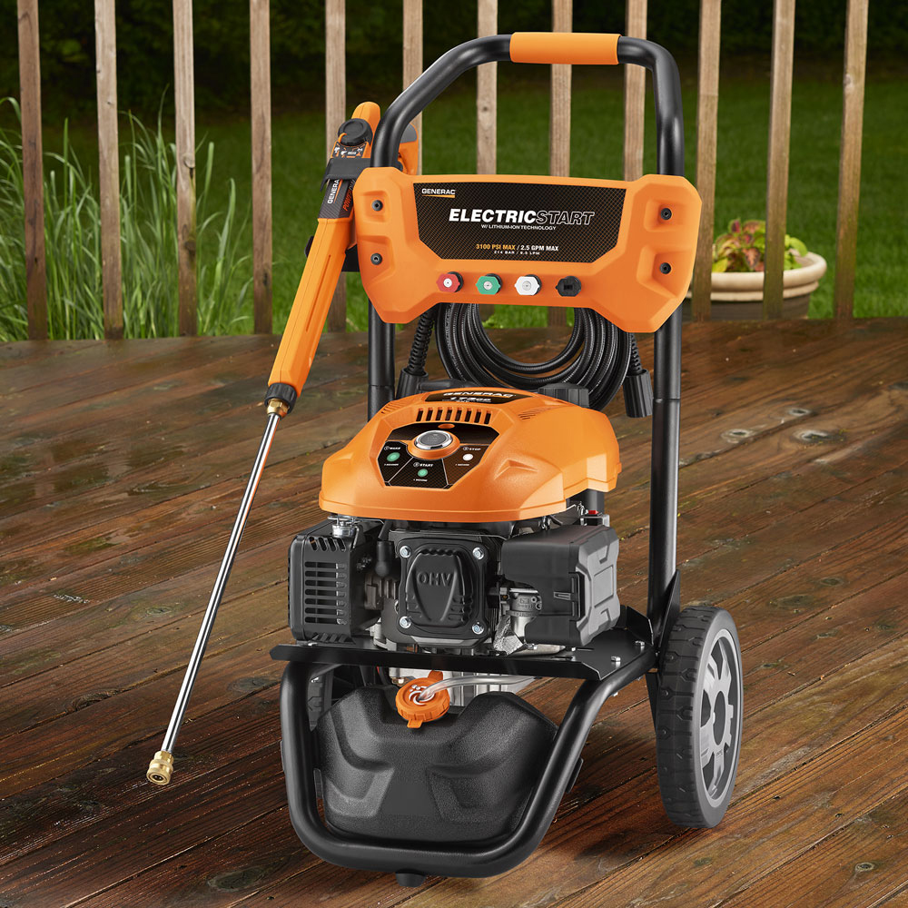 Generac 3100 psi pressure washer deals hose