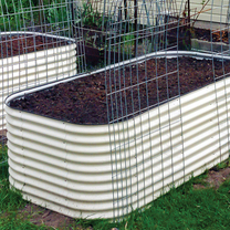 Vego <em>Garden</em> Extra Tall 10 In 1 Modular Metal Raised <em>Garden</em> Bed Kit 32 .in H