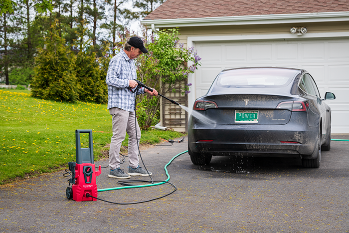 It's possible to dent your car or house if you use too much water pressure!
            