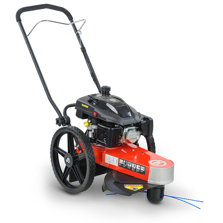 Lawn mower with discount trimmer