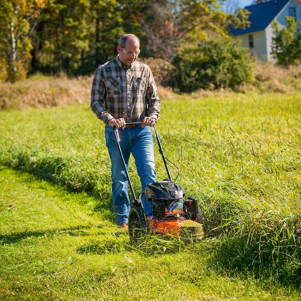 Weed trimmers on wheels sale