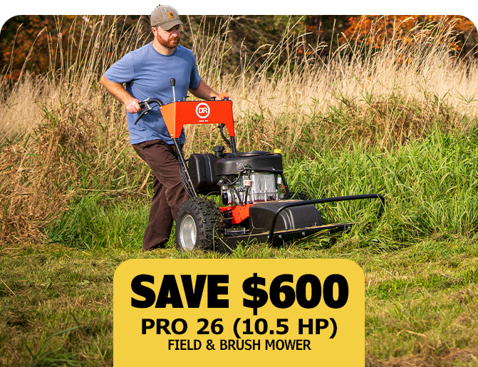PRO 26, 10.5 HP DR Field & Brush Mower