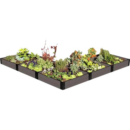 Frame It All L-Shaped Raised Garden Bed 